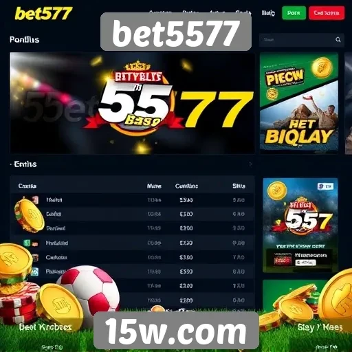 Promoções e bônus oferecidos pelo site bet5577
